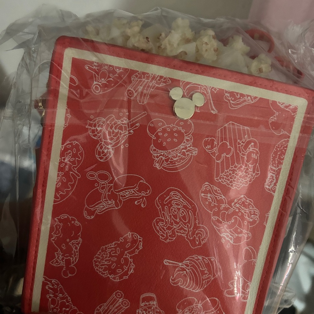 Disney Red and White Crossbody Bag with Mickey Mouse Design